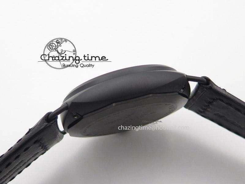 PAM 292M 1:1 H Maker Latest Version on Black Leather Strap