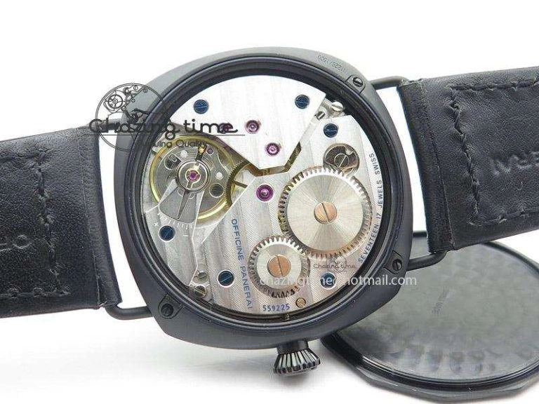 PAM 292M 1:1 H Maker Latest Version on Black Leather Strap