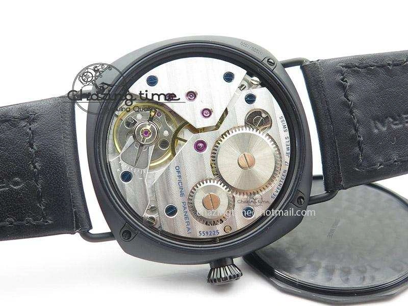 PAM 292M 1:1 H Maker Latest Version on Black Leather Strap