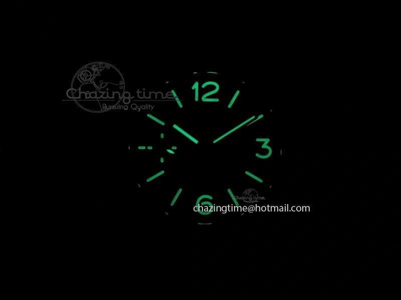 PAM 292M 1:1 H Maker Latest Version on Black Leather Strap