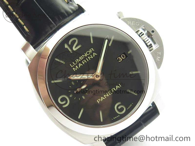 PAM 312 R VSF 1:1 Best Edition On Leather Strap VSP9000 V2