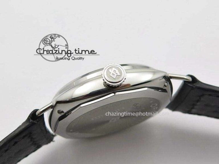PAM 380 SS Black Dial on Black Leather Strap A6497 H-Maker