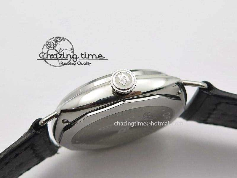 PAM 380 SS Black Dial on Black Leather Strap A6497 H-Maker