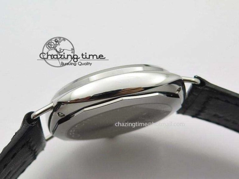 PAM 380 SS Black Dial on Black Leather Strap A6497 H-Maker