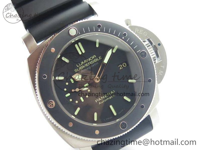PAM 389 O VSF 1:1 Best Edition On Rubber Strap P.9000 Super Clone (Free Nylon Strap) V2
