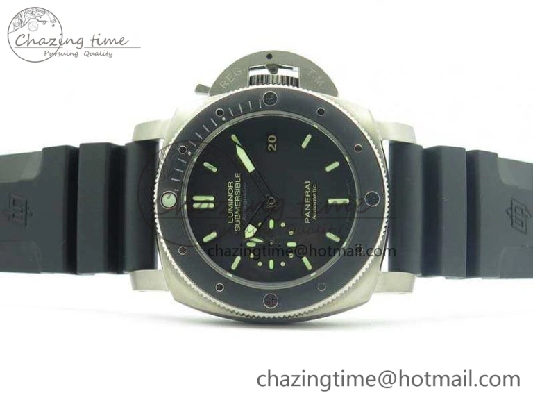 PAM 389 O VSF 1:1 Best Edition On Rubber Strap P.9000 Super Clone (Free Nylon Strap) V2