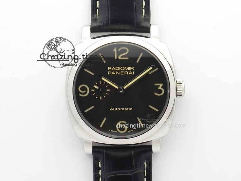 PAM 572 Q Radiomir 1940 SF 1:1 Best Edition On Black Leather Strap P.4000 Super Clone
