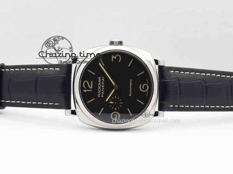 PAM 572 Q Radiomir 1940 SF 1:1 Best Edition On Black Leather Strap P.4000 Super Clone