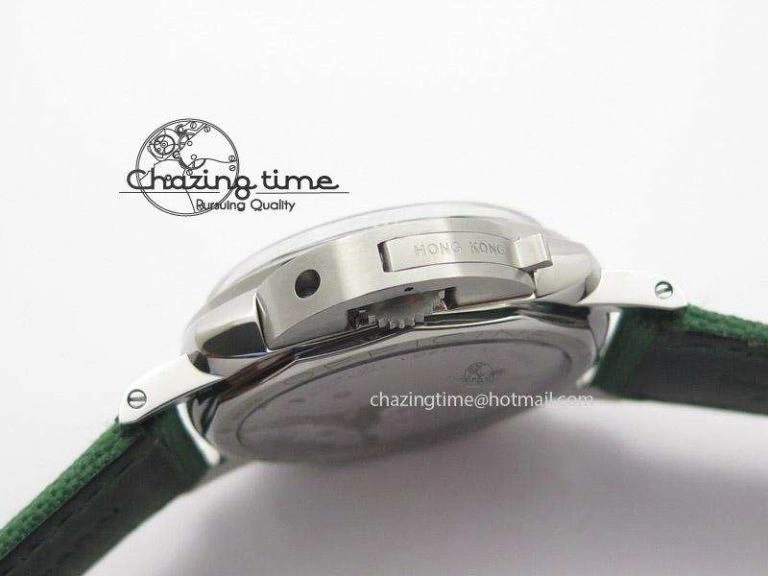 PAM 606 Q “Hong Kong” ZF Best Edition Black Dial On Green Nylon Strap P.3000 Super Clone