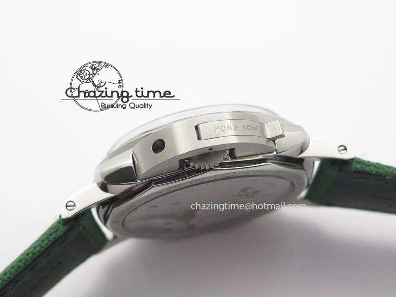 PAM 606 Q “Hong Kong” ZF Best Edition Black Dial On Green Nylon Strap P.3000 Super Clone