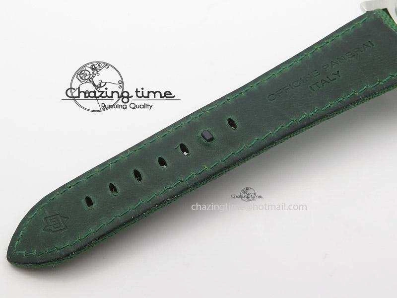 PAM 606 Q “Hong Kong” ZF Best Edition Black Dial On Green Nylon Strap P.3000 Super Clone