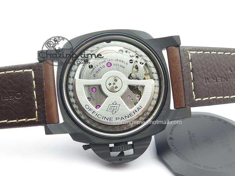 PAM 661 Carbotech V6F Best Edition On Asso Leather Strap P9010 A23J