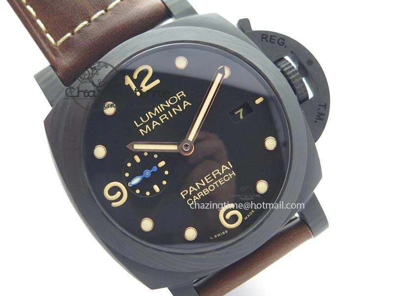 PAM 661 Carbotech V6F Best Edition On Asso Leather Strap P9010 A23J