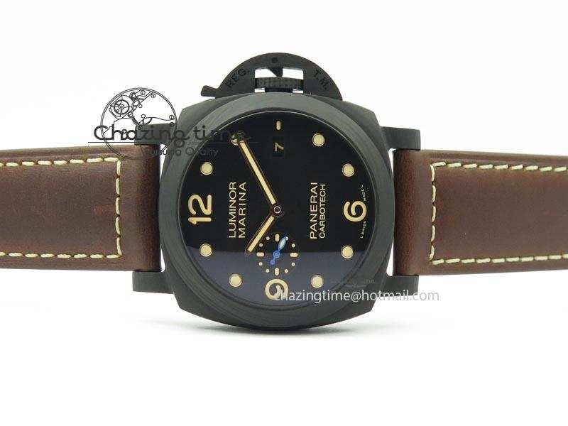 PAM 661 Carbotech V6F Best Edition On Asso Leather Strap P9010 A23J