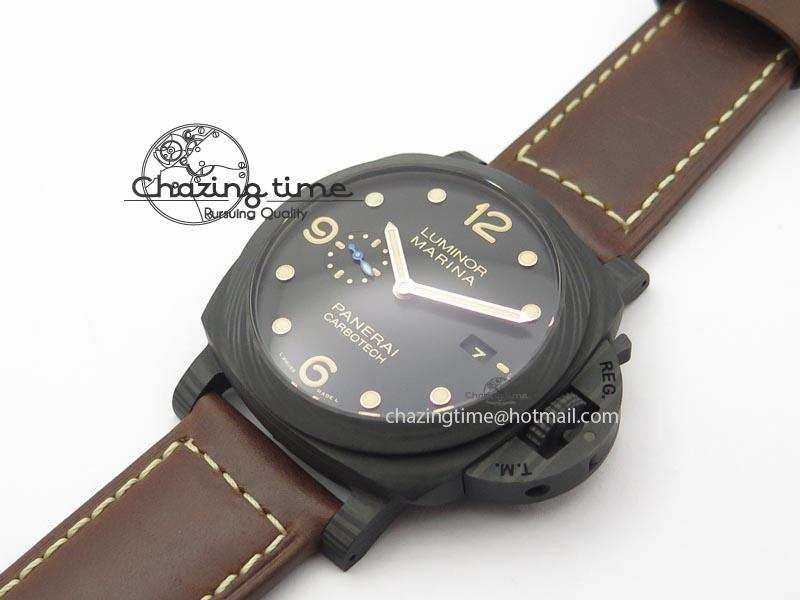 PAM 661 Carbotech V6F Best Edition On Asso Leather Strap P9010 A23J