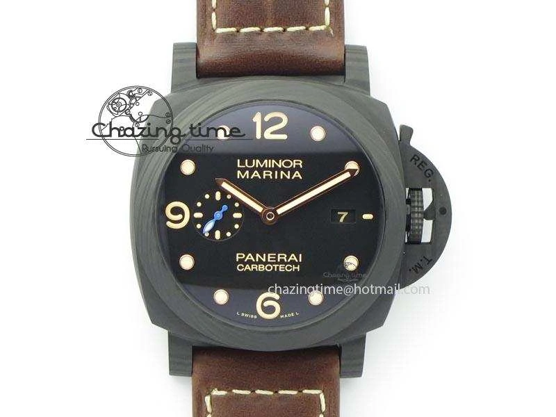 PAM 661 Carbotech V6F Best Edition On Asso Leather Strap P9010