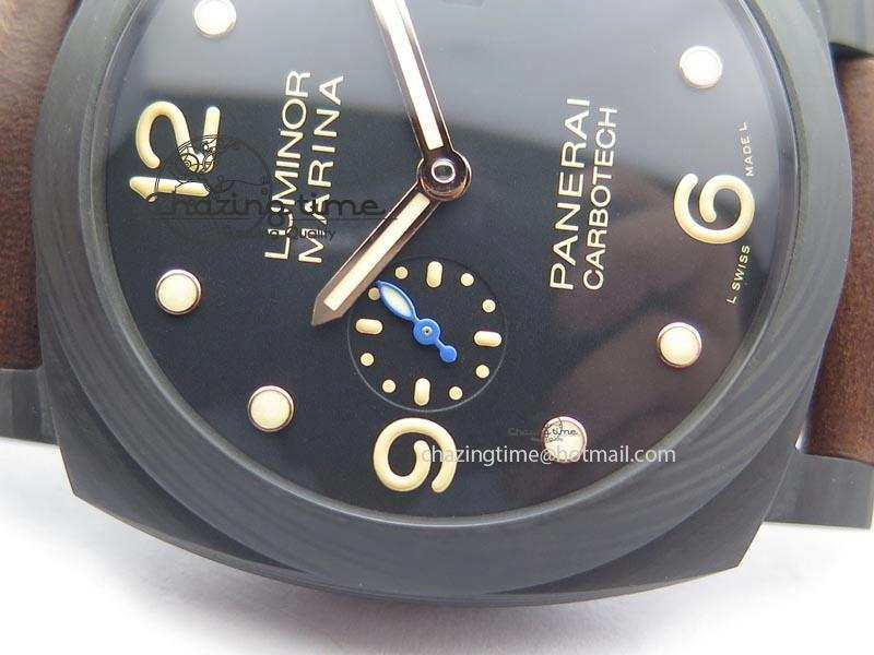 PAM 661 Carbotech V6F Best Edition On Asso Leather Strap P9010