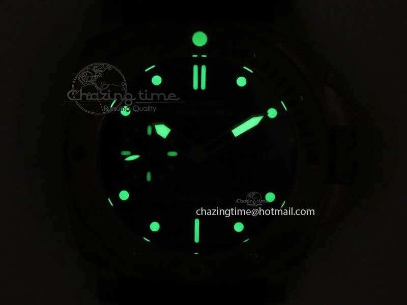 PAM 671 T Bronzo Lite XF Best Edition Blue Dial On Dark Brown Leather Strap P.9010