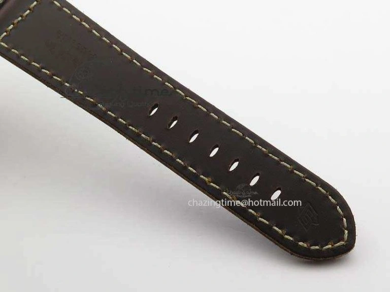 PAM 671 T Bronzo Lite XF Best Edition Blue Dial On Dark Brown Leather Strap P.9010