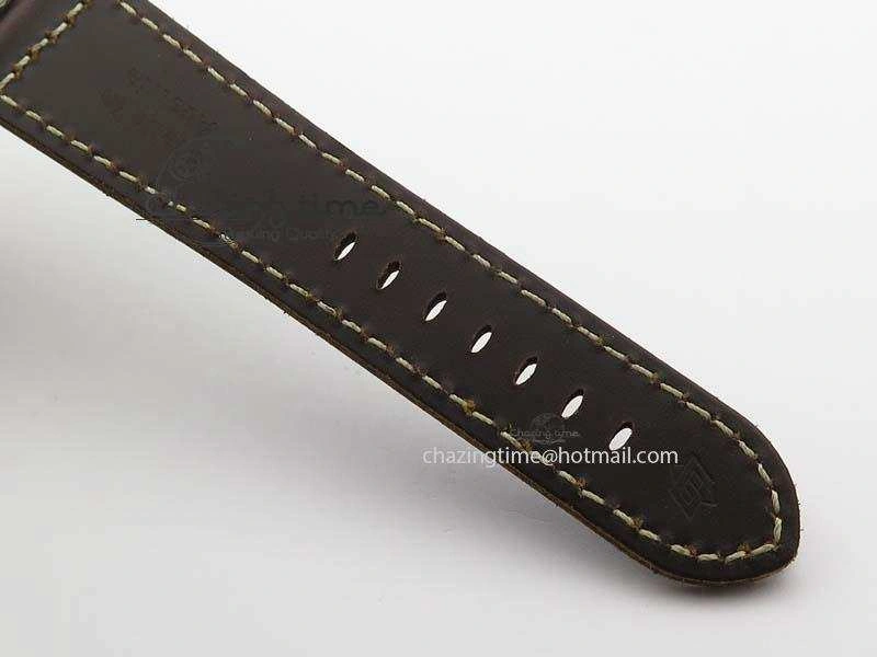 PAM 671 T Bronzo Lite XF Best Edition Blue Dial On Dark Brown Leather Strap P.9010
