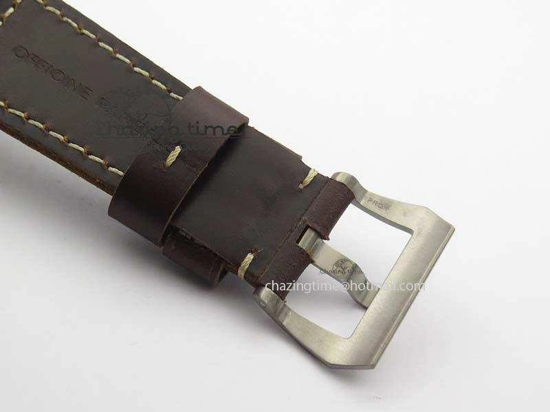 PAM 671 T Bronzo Lite XF Best Edition Blue Dial On Dark Brown Leather Strap P.9010