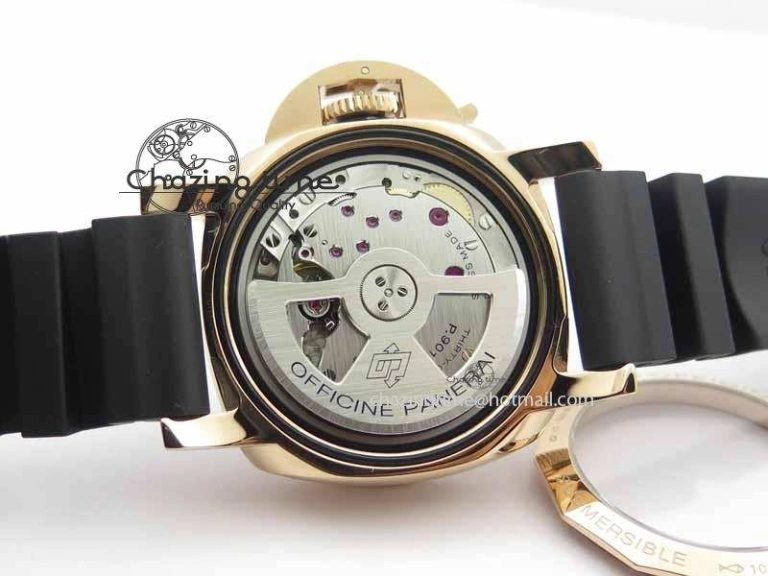 PAM 684 Luminor Submersible RG Lite XF 1:1 Best Edition On Black Rubber Strap P.9010