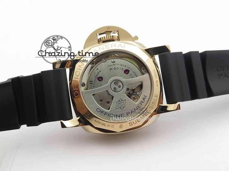 PAM 684 Luminor Submersible RG XF 1:1 Best Edition On Black Rubber Strap P.9010