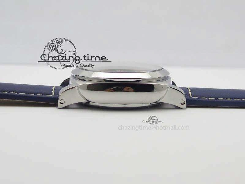 PAM 688 SS V6F Best Edition Blue Dial On Blue Leather Strap P9001