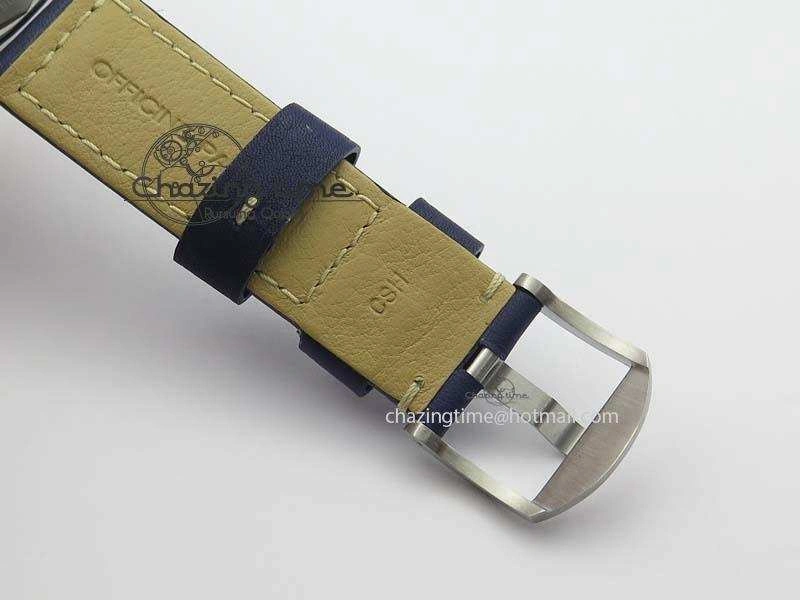 PAM 688 SS V6F Best Edition Blue Dial On Blue Leather Strap P9001