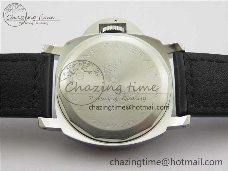 PAM000 Q HWF 1:1 Best Edition Black Dial On Black Leather Strap A6497