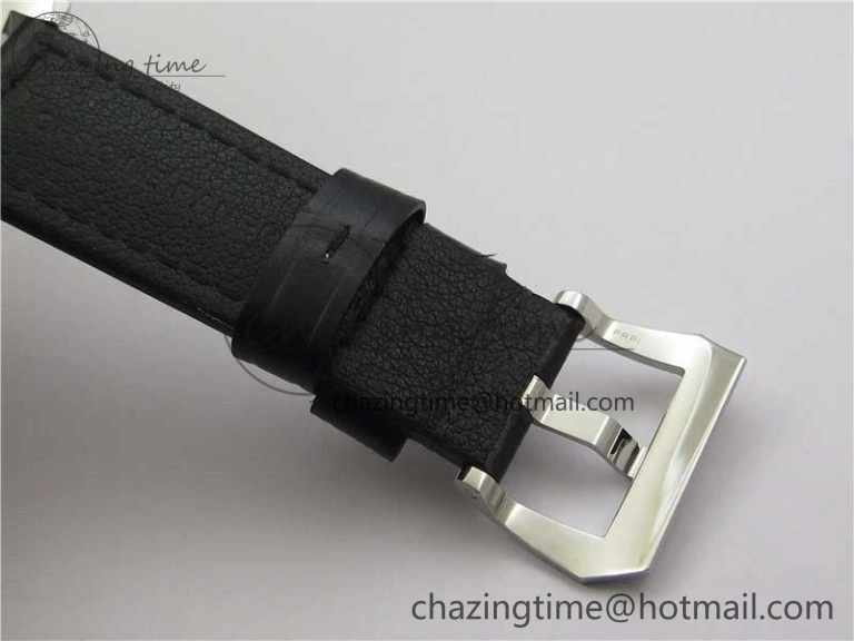 PAM000 Q HWF 1:1 Best Edition Black Dial On Black Leather Strap A6497