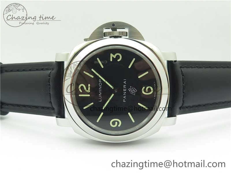 PAM000 Q HWF 1:1 Best Edition Black Dial On Black Leather Strap A6497