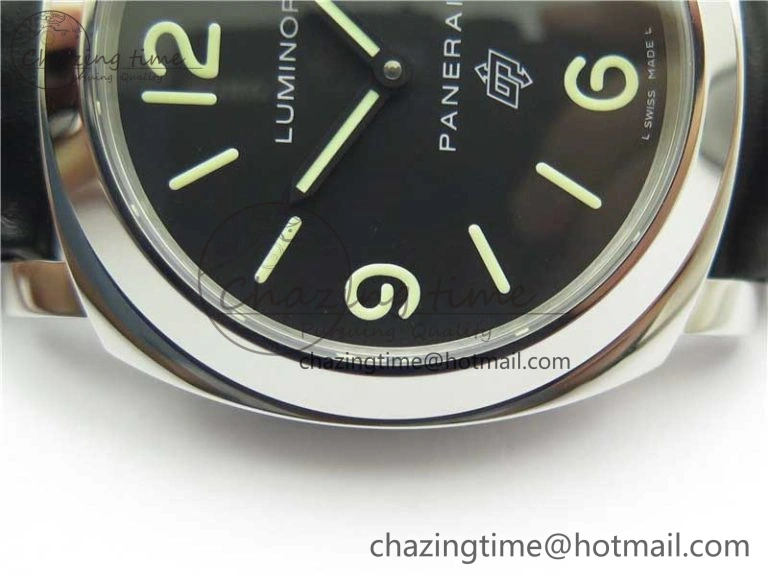 PAM000 Q HWF 1:1 Best Edition Black Dial On Black Leather Strap A6497