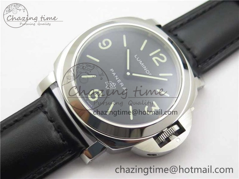 PAM000 Q HWF 1:1 Best Edition Black Dial On Black Leather Strap A6497