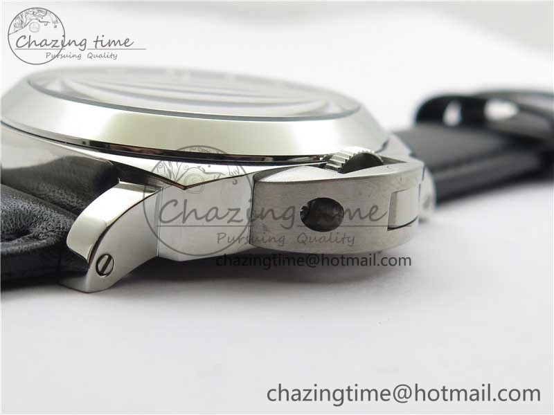 PAM000 Q VSF 1:1 Best Edition Black Dial On Black Leather Strap A6497( Free Rubber Strap )