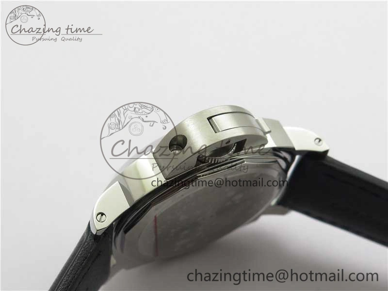 PAM000 Q VSF 1:1 Best Edition Black Dial On Black Leather Strap A6497( Free Rubber Strap )