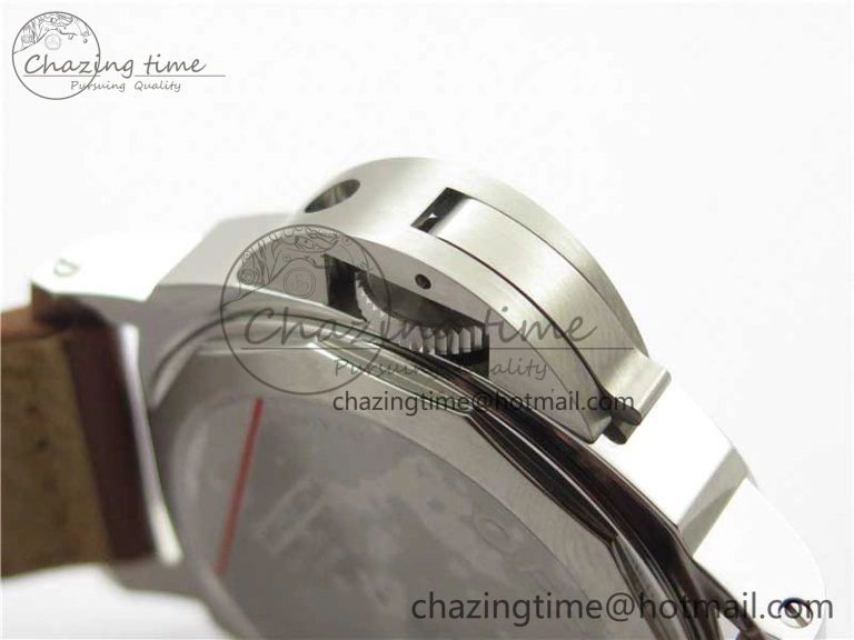 PAM005 P Noob 1:1 Best Edition on Brown Leather Strap A6497 with Y-Incabloc V12s