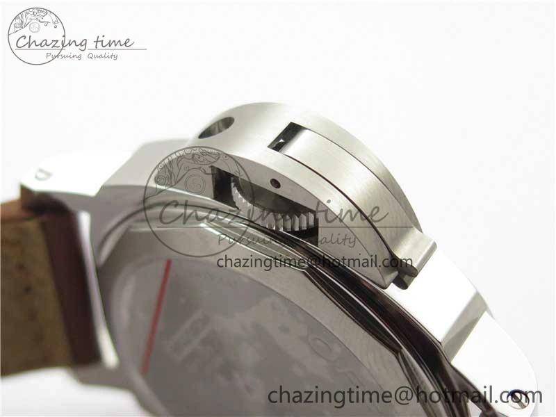 PAM005 P Noob 1:1 Best Edition on Brown Leather Strap A6497 with Y-Incabloc V12s