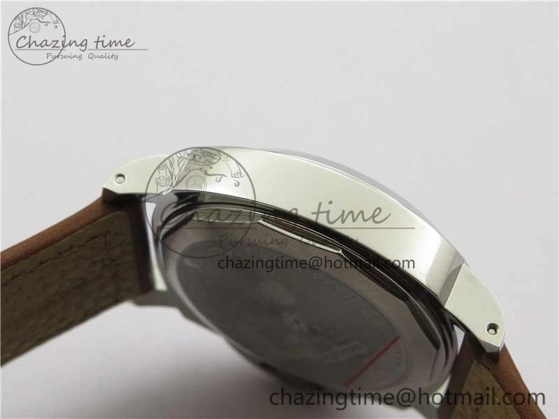 PAM005 P Noob 1:1 Best Edition on Brown Leather Strap A6497 with Y-Incabloc V12s