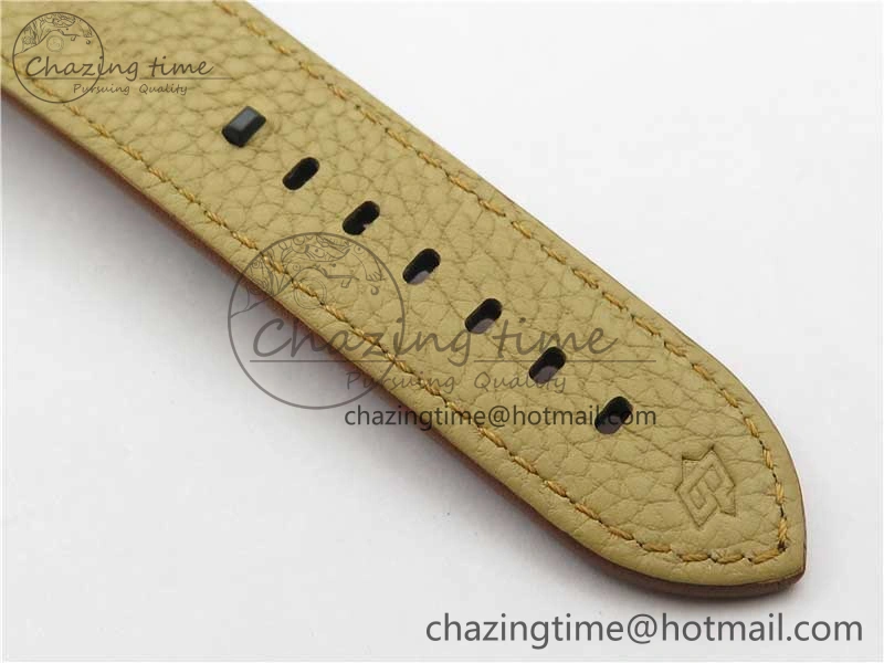 PAM005 P Noob 1:1 Best Edition on Brown Leather Strap A6497 with Y-Incabloc V12s