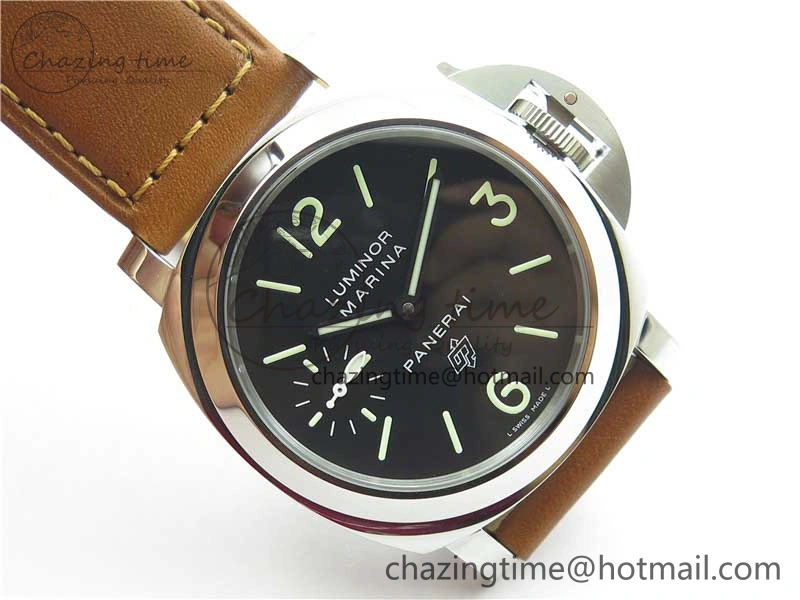 PAM005 P Noob 1:1 Best Edition on Brown Leather Strap A6497 with Y-Incabloc V12s