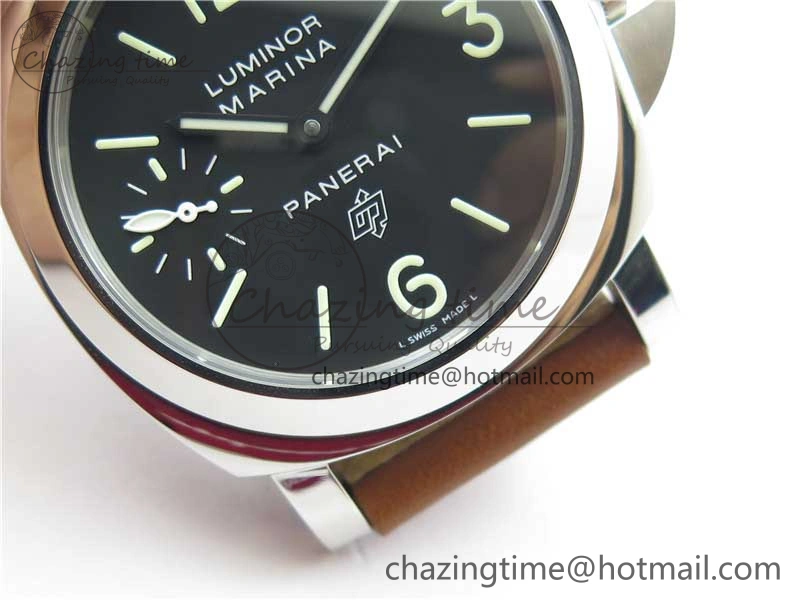 PAM005 P Noob 1:1 Best Edition on Brown Leather Strap A6497 with Y-Incabloc V12s