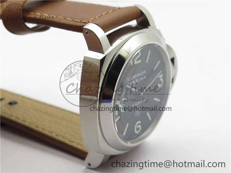 PAM005 P Noob 1:1 Best Edition on Brown Leather Strap A6497 with Y-Incabloc V12s