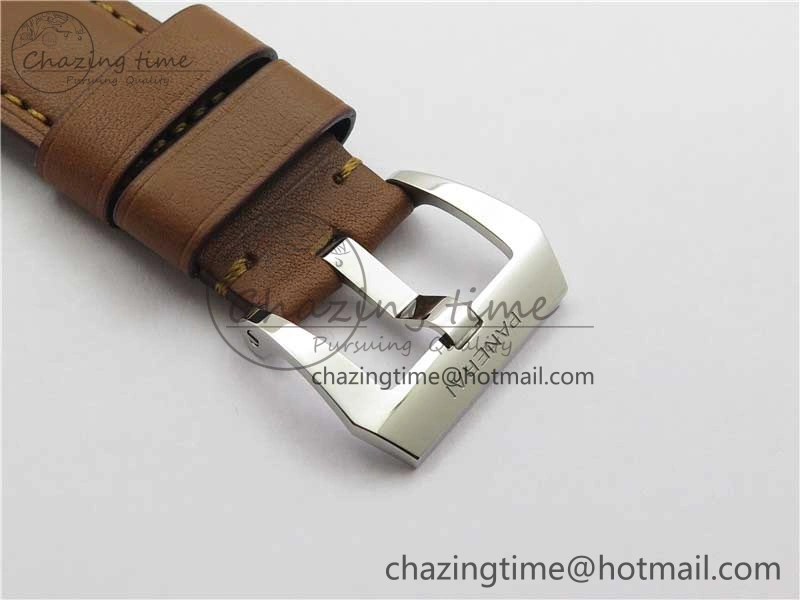 PAM005 VSF 1:1 Best Edition on Brown Calf leather Strap A6497 ( Free Strap )