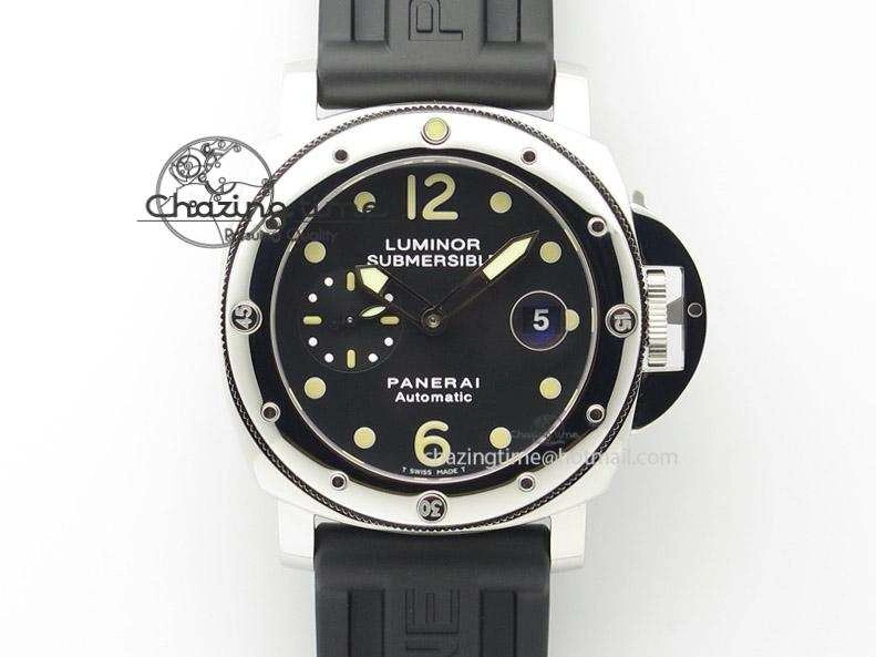 PAM024 C V6F Best Edition Black Dial On Black Rubber Strap A7750