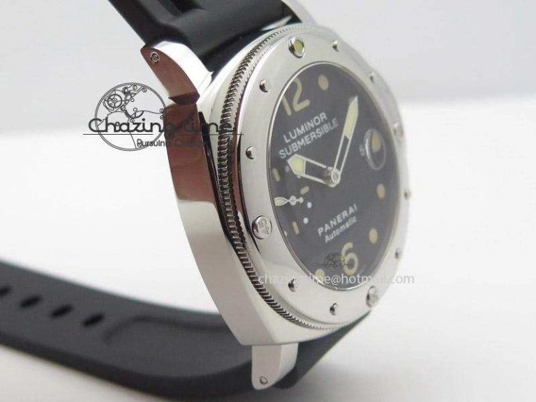 PAM024 C V6F Best Edition Black Dial On Black Rubber Strap A7750