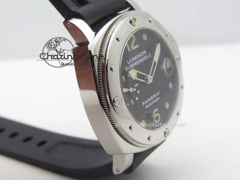 PAM024 C V6F Best Edition Black Dial On Black Rubber Strap A7750