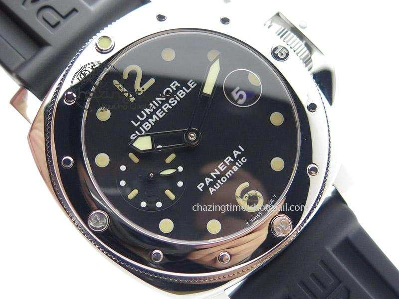 PAM024 C V6F Best Edition Black Dial On Black Rubber Strap A7750