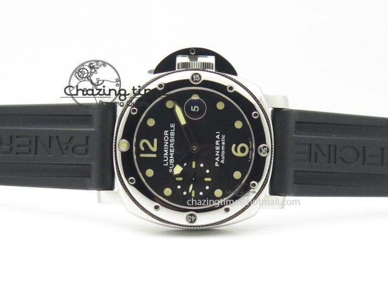PAM024 C V6F Best Edition Black Dial On Black Rubber Strap A7750