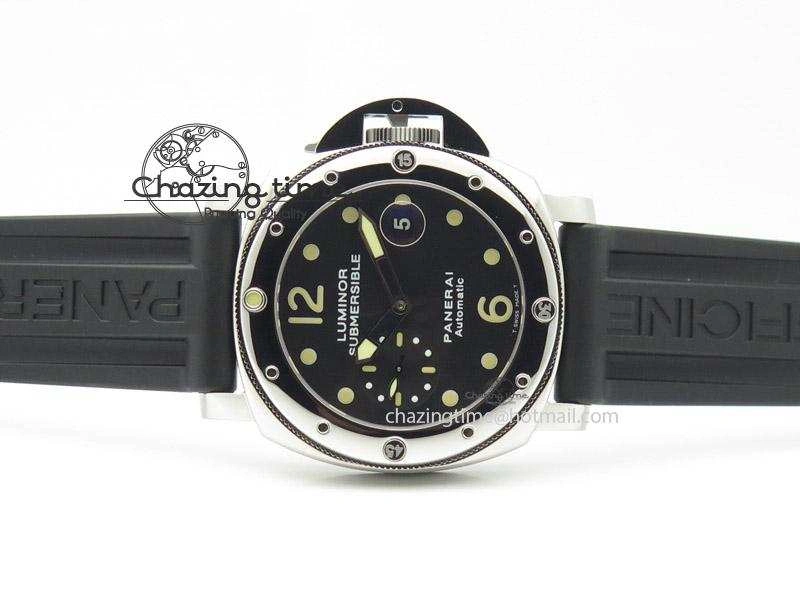 PAM024 C V6F Best Edition Black Dial On Black Rubber Strap A7750